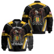 Premium Vietnam Veteran Bomber Jacket VPVC800306, Gifts For Vietnam Veteran