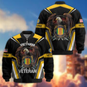 Premium Vietnam Veteran Bomber Jacket VPVC800306, Gifts For Vietnam Veteran