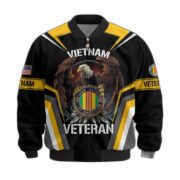 Premium Vietnam Veteran Bomber Jacket VPVC800306, Gifts For Vietnam Veteran - Image 2