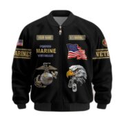 Premium Personalized US Veterans Bomber Jacket BPVC120901, Gifts For US Veterans, Gifts For Veterans Day - Image 15