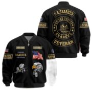 Premium Personalized US Veterans Bomber Jacket BPVC120901, Gifts For US Veterans, Gifts For Veterans Day - Image 11