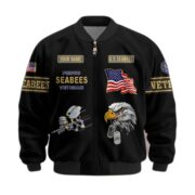 Premium Personalized US Veterans Bomber Jacket BPVC120901, Gifts For US Veterans, Gifts For Veterans Day - Image 12