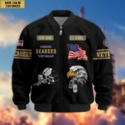 Premium Personalized US Veterans Bomber Jacket BPVC120901, Gifts For US Veterans, Gifts For Veterans Day - Image 12