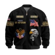 Premium Personalized US Veterans Bomber Jacket BPVC120901, Gifts For US Veterans, Gifts For Veterans Day - Image 30