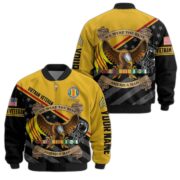 Premium Vietnam Veteran Bomber Jacket VPVC800406, Custom Name, Rank, Gifts For Vietnam Veteran