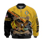 Premium Vietnam Veteran Bomber Jacket VPVC800406, Custom Name, Rank, Gifts For Vietnam Veteran - Image 2