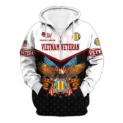 Premium US Veterans Zip Hoodie BPVC130902, Gifts For US Veterans, Gifts For Veterans Day - Image 12