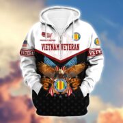 Premium US Veterans Zip Hoodie BPVC130902, Gifts For US Veterans, Gifts For Veterans Day - Image 12