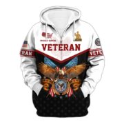 Premium US Veterans Zip Hoodie BPVC130902, Gifts For US Veterans, Gifts For Veterans Day - Image 11
