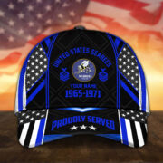 Premium Custom Name, Rank And Years of Service US Veterans Cap APVC160802 - Image 6