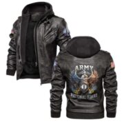 Premium US Veterans Leather Jacket BPVC230902, Gifts For US Veterans, Gifts For Veterans Day - Image 5