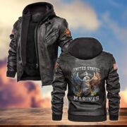 Premium US Veterans Leather Jacket BPVC230902, Gifts For US Veterans, Gifts For Veterans Day - Image 14