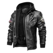 Premium US Veterans Leather Jacket BPVC230902, Gifts For US Veterans, Gifts For Veterans Day - Image 9