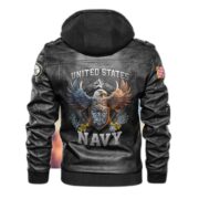 Premium US Veterans Leather Jacket BPVC230902, Gifts For US Veterans, Gifts For Veterans Day - Image 10