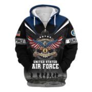 Premium Honoring All Who Served US Veterans Zip Hoodie APHN240912, Gifts For US Veterans, Gifts For Veterans Day - Image 26