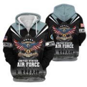 Premium Honoring All Who Served US Veterans Zip Hoodie APHN240912, Gifts For US Veterans, Gifts For Veterans Day - Image 25