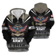 Premium Honoring All Who Served US Veterans Zip Hoodie APHN240912, Gifts For US Veterans, Gifts For Veterans Day - Image 7