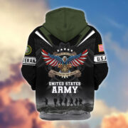 Premium Honoring All Who Served US Veterans Zip Hoodie APHN240912, Gifts For US Veterans, Gifts For Veterans Day - Image 3