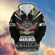 Premium Honoring All Who Served US Veterans Zip Hoodie APHN240912, Gifts For US Veterans, Gifts For Veterans Day - Image 20
