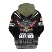 Premium Honoring All Who Served US Veterans Zip Hoodie APHN240912, Gifts For US Veterans, Gifts For Veterans Day - Image 21
