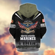 Premium Honoring All Who Served US Veterans Zip Hoodie APHN240912, Gifts For US Veterans, Gifts For Veterans Day - Image 21
