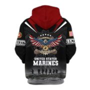 Premium Honoring All Who Served US Veterans Zip Hoodie APHN240912, Gifts For US Veterans, Gifts For Veterans Day - Image 18