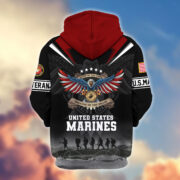Premium Honoring All Who Served US Veterans Zip Hoodie APHN240912, Gifts For US Veterans, Gifts For Veterans Day - Image 18