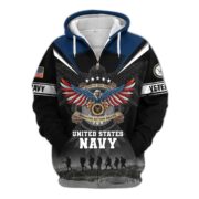 Premium Honoring All Who Served US Veterans Zip Hoodie APHN240912, Gifts For US Veterans, Gifts For Veterans Day - Image 11