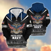 Premium Honoring All Who Served US Veterans Zip Hoodie APHN240912, Gifts For US Veterans, Gifts For Veterans Day - Image 13