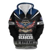 Premium Honoring All Who Served US Veterans Zip Hoodie APHN240912, Gifts For US Veterans, Gifts For Veterans Day - Image 14