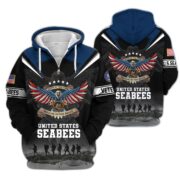 Premium Honoring All Who Served US Veterans Zip Hoodie APHN240912, Gifts For US Veterans, Gifts For Veterans Day - Image 16