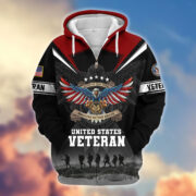 Premium Honoring All Who Served US Veterans Zip Hoodie APHN240912, Gifts For US Veterans, Gifts For Veterans Day - Image 35