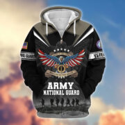 Premium Honoring All Who Served US Veterans Zip Hoodie APHN240912, Gifts For US Veterans, Gifts For Veterans Day - Image 8