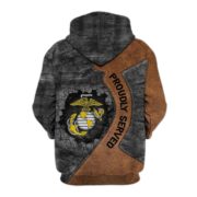 Premium USMC Veterans Zip Hoodie VPVC603903, Gifts For Marine Veteran - Image 3