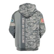 Premium USAF Veteran Zip Hoodie VPVC605304, Gifts For Air Force Veteran - Image 3