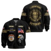 Premium United States Merchant Marine Veteran Bomber Jacket BPVC141010, Gifts For Merchant Marine Veteran