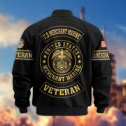 Premium United States Merchant Marine Veteran Bomber Jacket BPVC141010, Gifts For Merchant Marine Veteran - Image 3