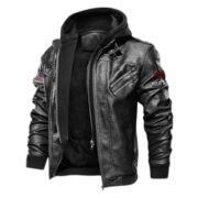 Premium US Navy Leather Jacket VPVC701202, Custom Name, Rank, Gifts For Navy Veteran - Image 2