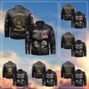 Premium Personalized US Veterans Leather Jackets BPVC231001, Gifts For US Veterans
