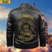 Premium Personalized US Veterans Leather Jackets BPVC231001, Gifts For US Veterans - Image 13
