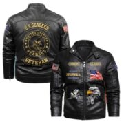 Premium Personalized US Veterans Leather Jackets BPVC231001, Gifts For US Veterans - Image 11