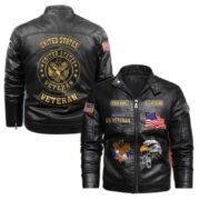 Premium Personalized US Veterans Leather Jackets BPVC231001, Gifts For US Veterans - Image 26