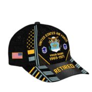 Premium Custom Name, Rank, Years Of Service US Retired Cap BPVC301010 - Image 23