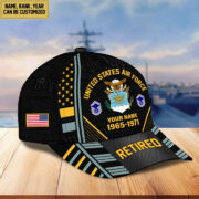 Premium Custom Name, Rank, Years Of Service US Retired Cap BPVC301010 - Image 23
