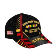 Premium Custom Name, Rank, Years Of Service US Retired Cap BPVC301010 - Image 41
