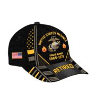 Premium Custom Name, Rank, Years Of Service US Retired Cap BPVC301010 - Image 20
