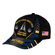Premium Custom Name, Rank, Years Of Service US Retired Cap BPVC301010 - Image 34