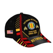 Premium Custom Name, Rank, Years Of Service US Retired Cap BPVC301010 - Image 38