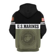 Premium USMC Veteran Zip Hoodie VPVC606103, Gifts For Marine Veteran - Image 3