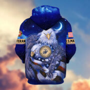 Premium US Veterans Zip Hoodie APHN041112, Gifts For US Veterans - Image 16